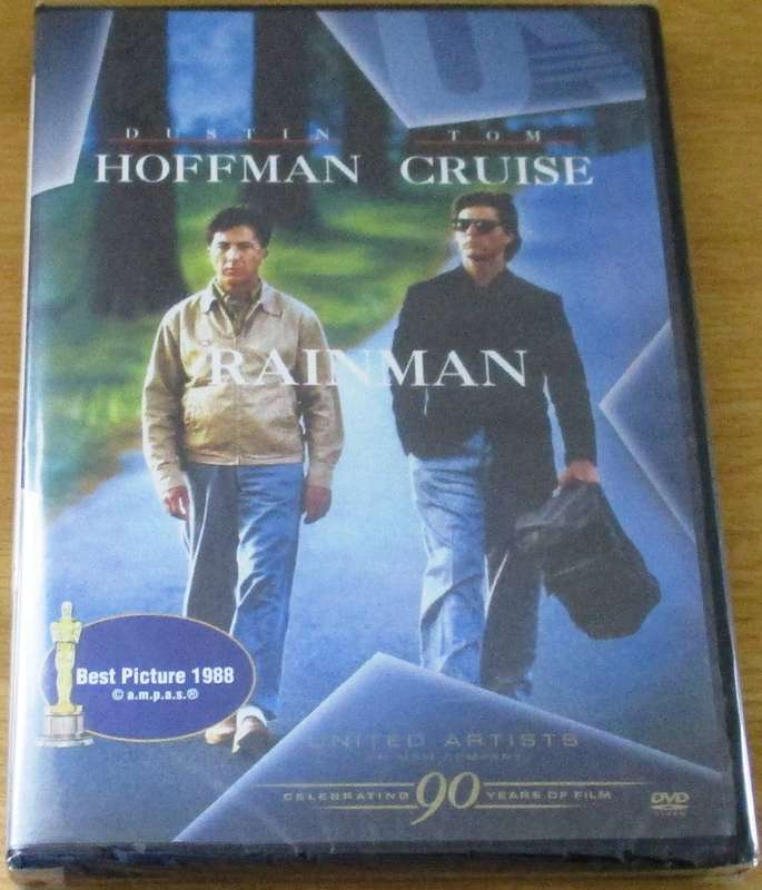 RAINMAN Tom Cruise Dustin Hoffman DVD [NEW BB DVD SHELF]