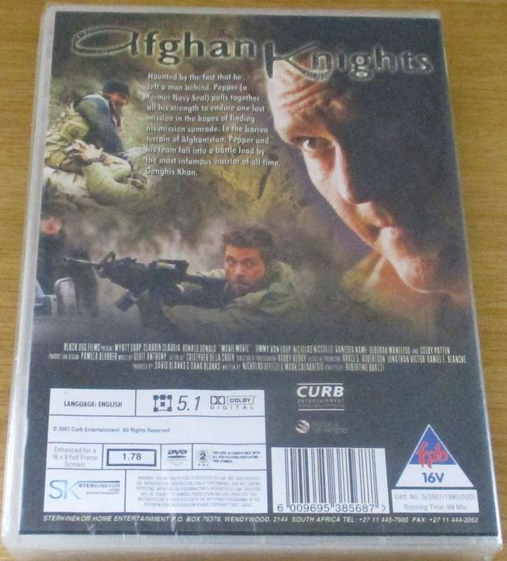 CULT FILM: AFGHAN KNIGHTS Michael Madsen DVD [NEW BB DVD SHELF]