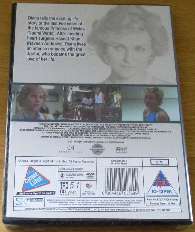 CULT FILM: DIANA Naomi Watts [NEW BB DVD SHELF]