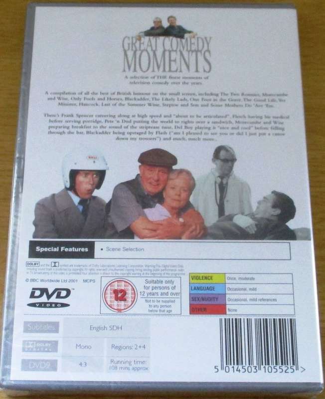 BBC GREAT COMEDY MOMENTS [NEW BB DVD SHELF]