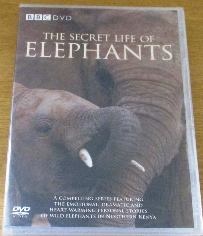 BBC DVD THE SECRET LIFE OF ELEPHANTS [NEW BB DVD SHELF]