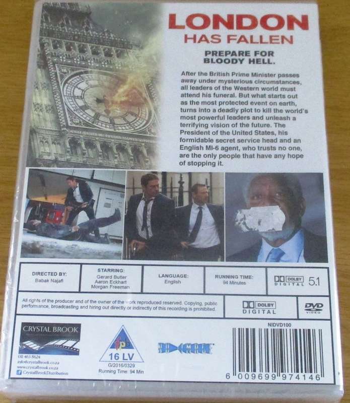 LONDON HAS FALLEN Gerard Butler Morgan Freeman [NEW BB DVD SHELF]