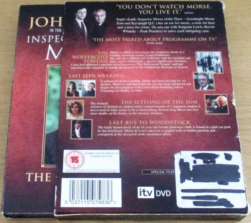 CULT FILMS: INSPECTOR MORSE The Complete Series 2 [DVD BOX 4]