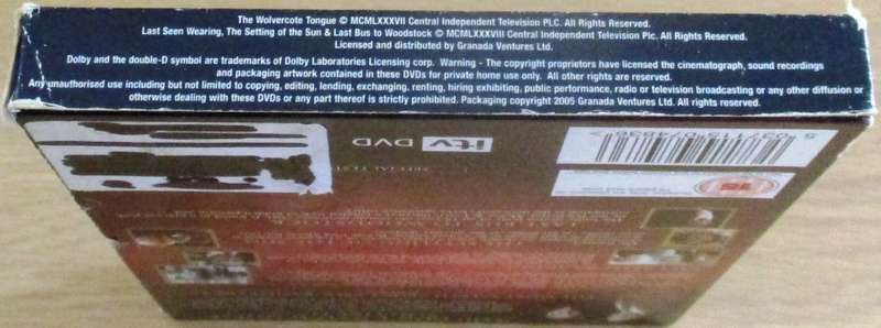 CULT FILMS: INSPECTOR MORSE The Complete Series 2 [DVD BOX 4]