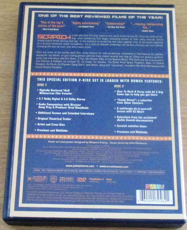 CULT FILMS: SCRATCH Special 2 Disc Edition DVD [DVD BOX 6]