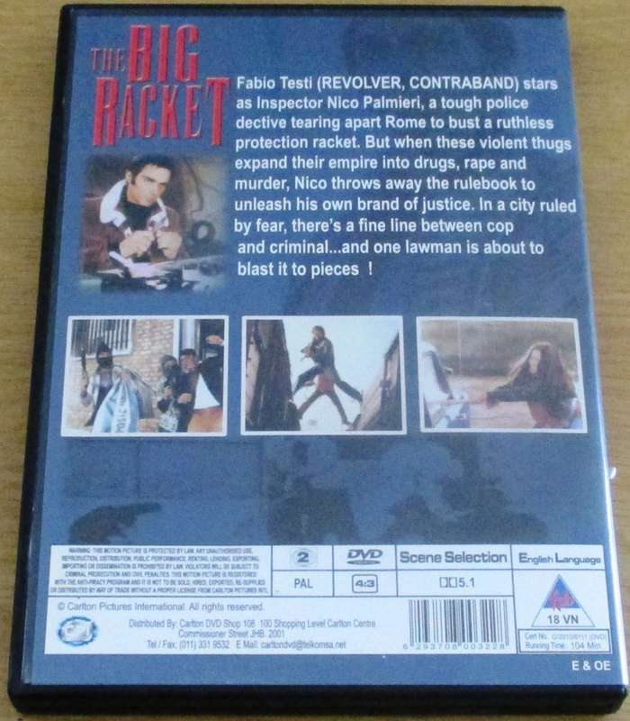 CULT FILMS: THE BIG RACKET DVD [DVD BOX 10]