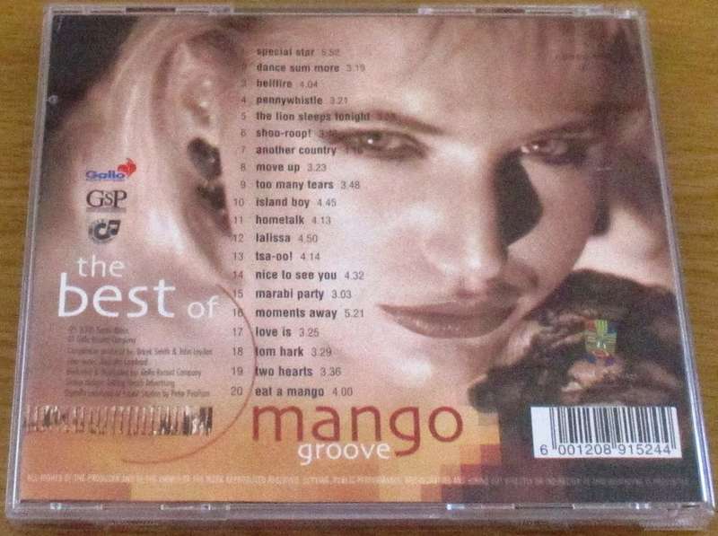 MANGO GROOVE The Best Of CD (msr]