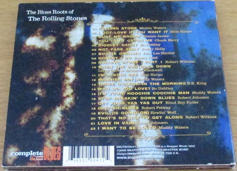 The BLUES ROOTS OF THE ROLLING STONES Digipak CD (msr]
