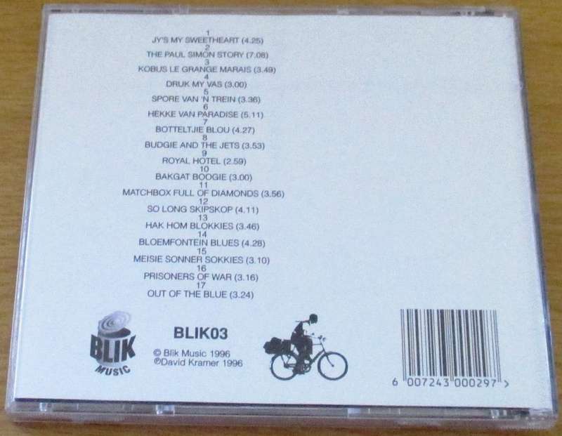 DAVID KRAMER Klassic Kramer CD  (msr]