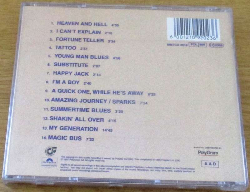 THE WHO Live at Leeds CD  (msr]