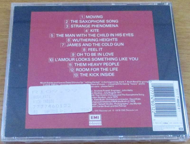 KATE BUSH The Kick Inside IMPORT CD [msr]