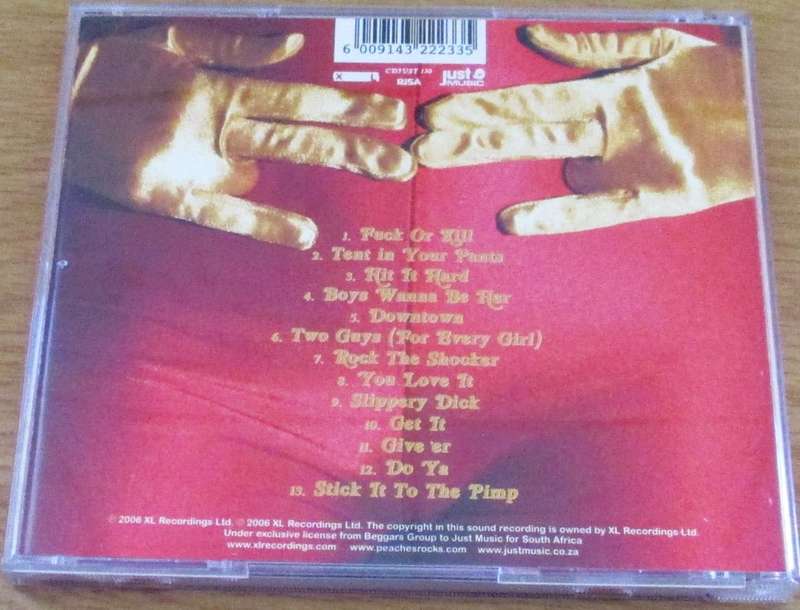 PEACHES Impeach my Bush CD [msr]