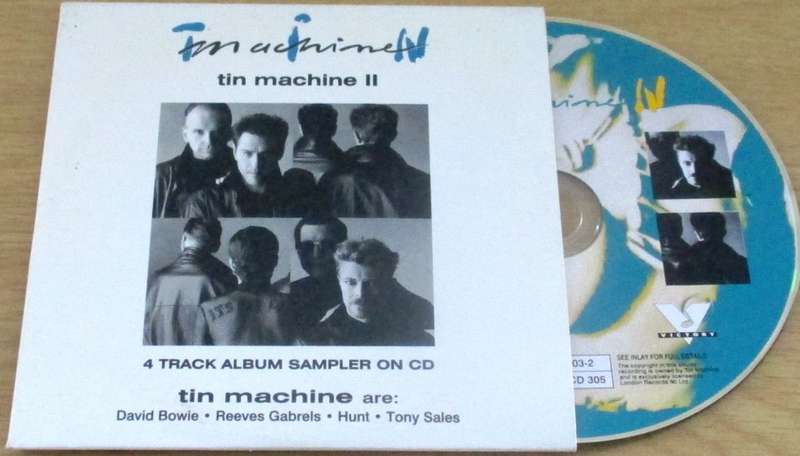 DAVID BOWIE + TIN MACHINE Tin Machine II 4 Track Album Sampler CD [Shelf BB CD singles]