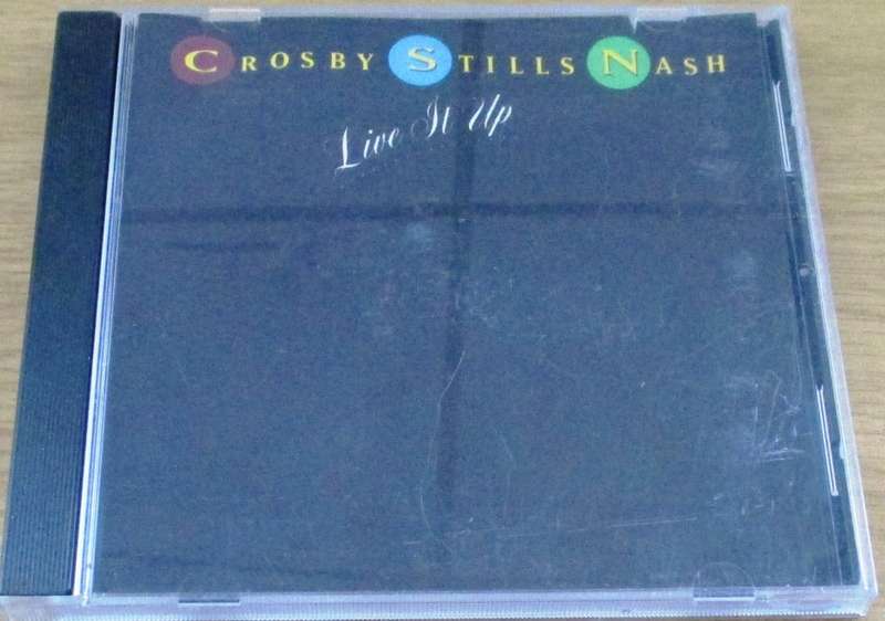 CROSBY STILL and NASH Live it Up CD Single [Shelf BB CD singles]