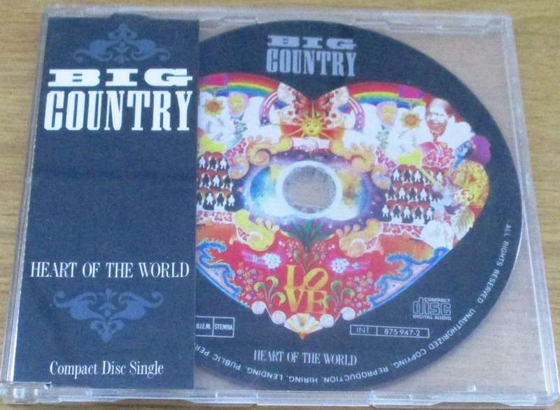 BIG COUNTRY Heart of the World CD Single [Shelf BB CD singles]