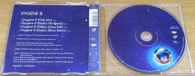 JEAN MICHEL JARRE Oxygene 8 CD Single [Shelf BB CD singles]
