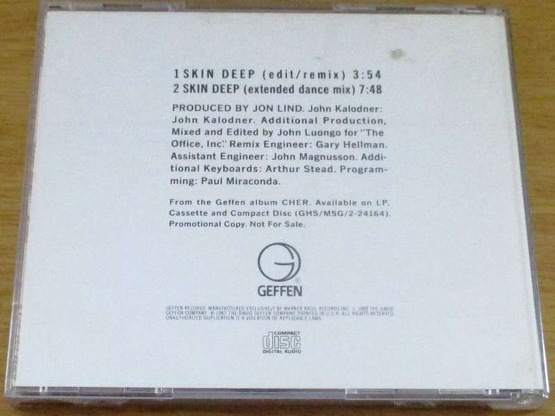 CHER Skin Deep CD [SHELF BB CD SINGLES]