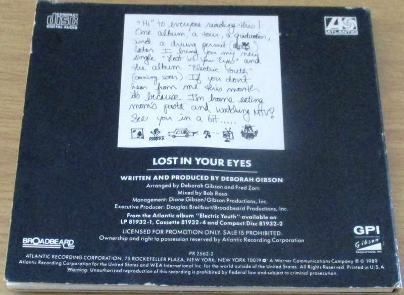 DEBBIE GIBSON Lost in your Eyes CD Single [SHELF BB CD SINGLES]