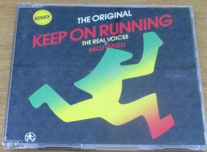 THE ORIGINAL Keep on Running The Real Voices of Milli Vanilli CD Single [SHELF BB CD SINGLES]