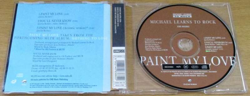 MICHAEL LEARNS TO ROCK Paint My Love CD Single [SHELF BB CD SINGLES]