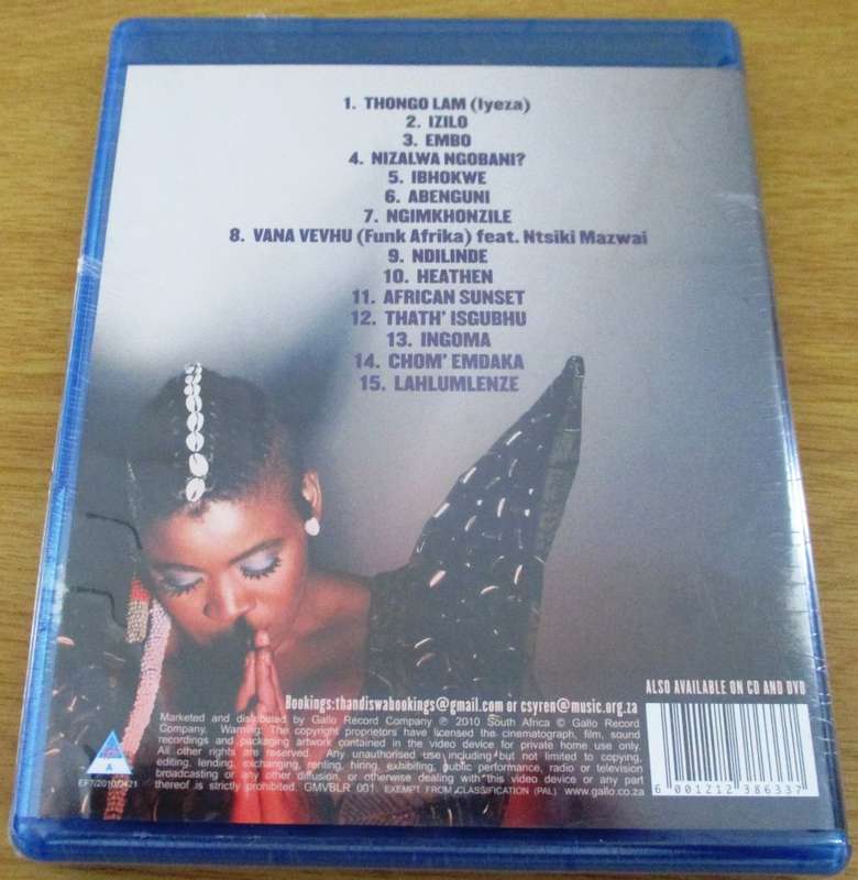 THANDISWA Dance of the Forgotten Free Live in Concert BLU RAY [msr]
