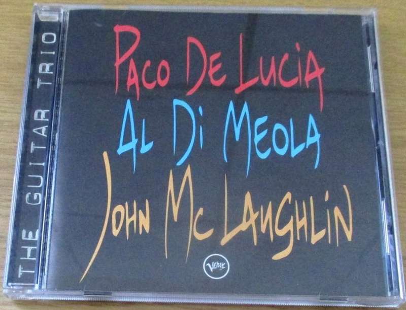PACO DE LUCIA + AL DI MEOLA + JOHN McLAUGHLIN The Guitar Trio CD