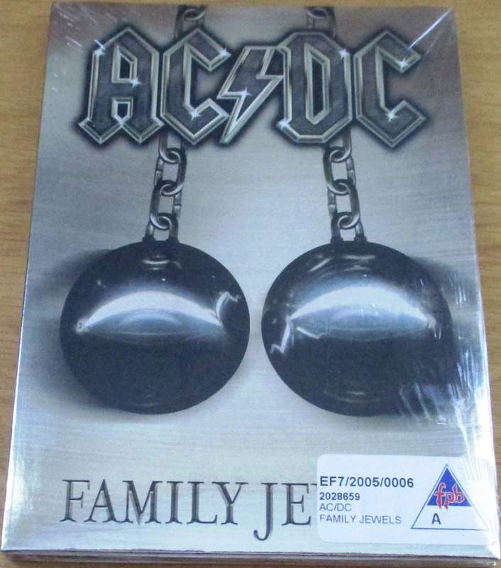 AC/DC Family Jewels 2 X DVD EUROPE Cat# 2028659
