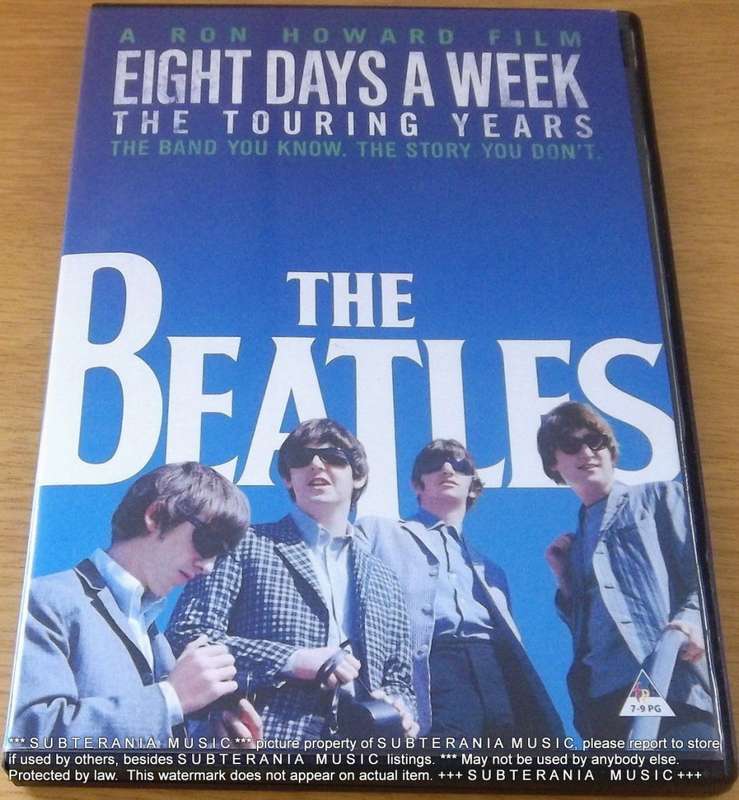 THE BEATLES Eight Days A Week The Touring Years DVD SOUTH AFRICA PAL DVDGMP41119