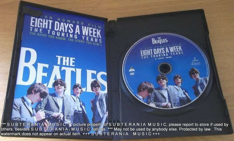 THE BEATLES Eight Days A Week The Touring Years DVD SOUTH AFRICA PAL DVDGMP41119