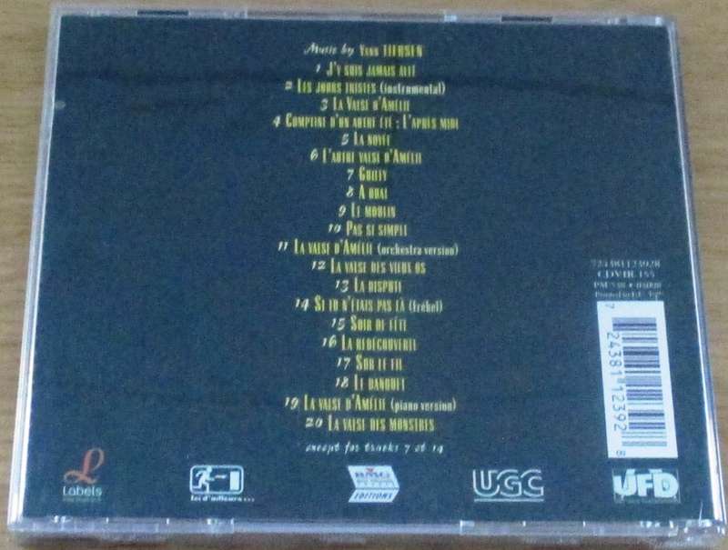 SOUNDTRACK: AMELIE CD [Shelf V Box 6]