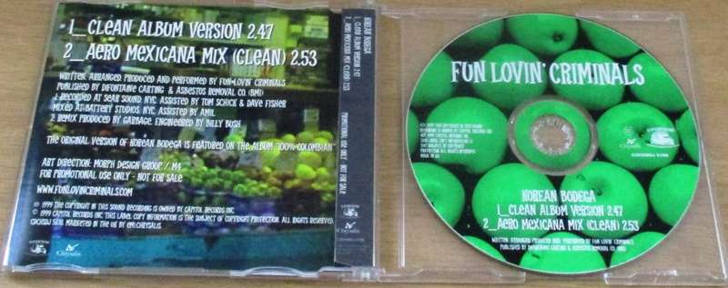 FUN LOVIN' CRIMINALS  Korean Bodega [Shelf G Box 11]