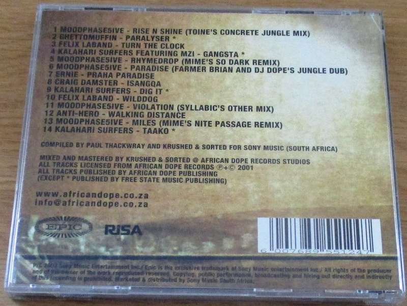 AFRICAN DOPE Volume 1 [Shelf G Box 12] Kalahari Surfers Felix Laband