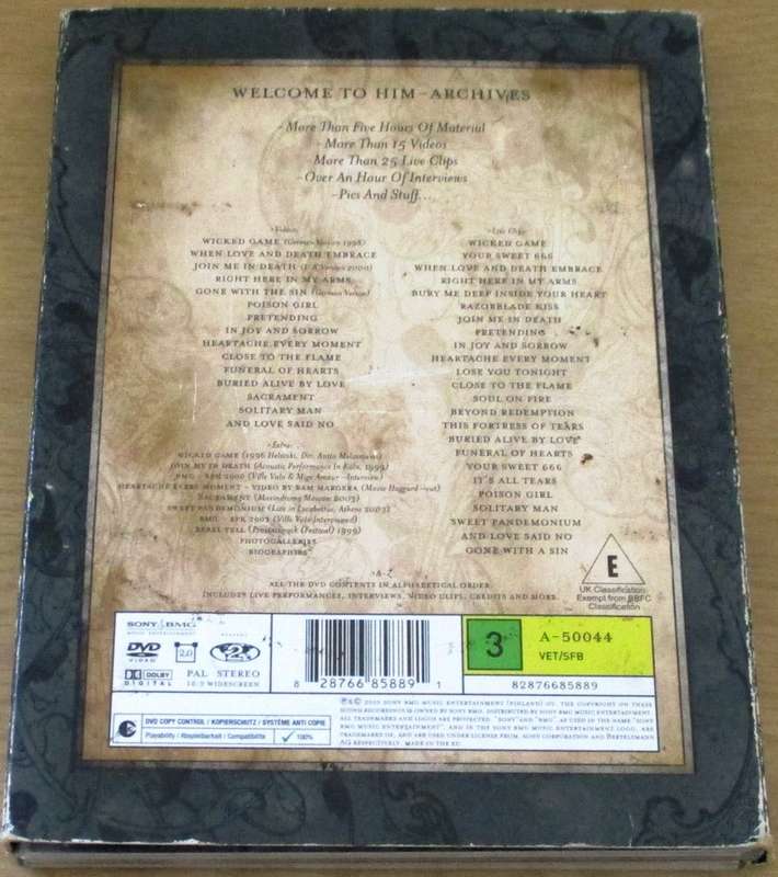 H.I.M. Love Metal Archives  Vol. 1   2xDVD