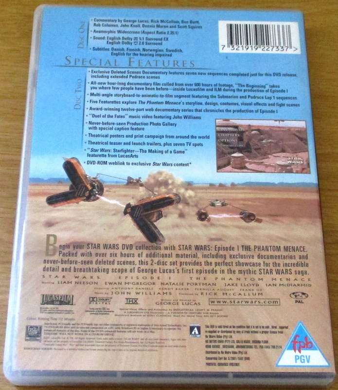 STAR WARS I The Phantom Menace  DVD [DVD BOX 15]