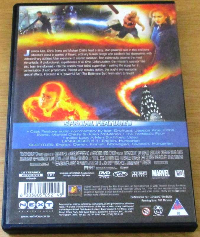 FANTASTIC 4 DVD