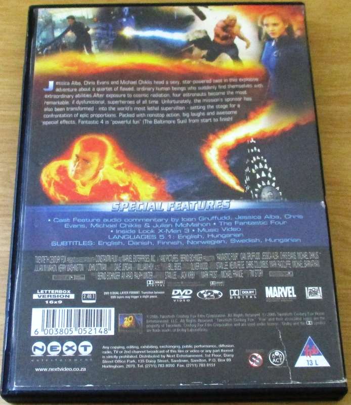 FANTASTIC 4 DVD
