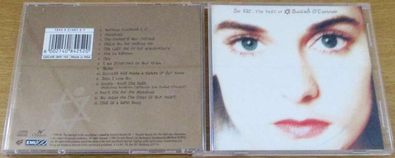 SINEAD O CONNOR So Far the Best Of [main stock room]