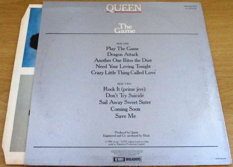 QUEEN The Game VINYL RECORD
