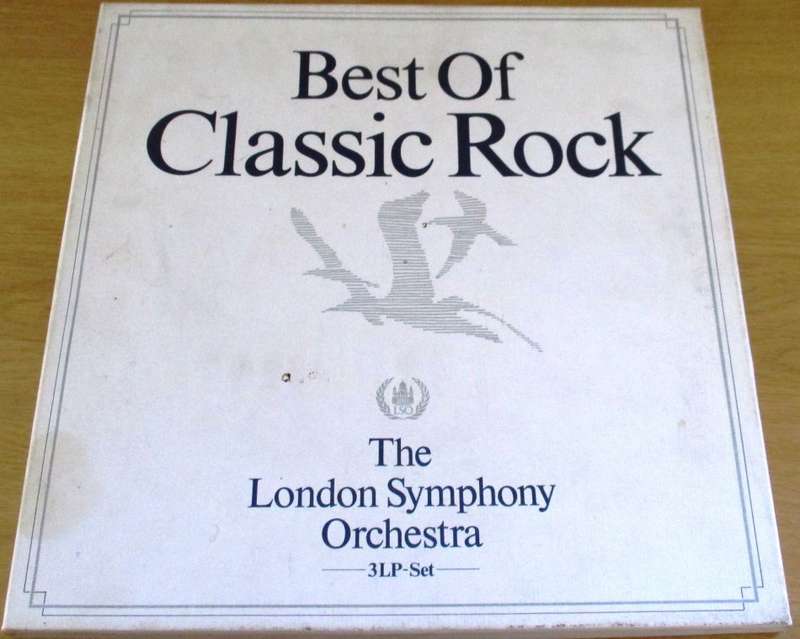 BEST OF CLASSIC ROCK The London Symphony Orchestra 3xLP VINYL RECORD