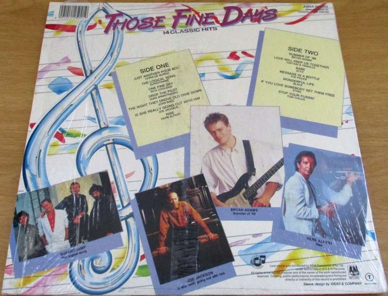 THOSE FINE DAYS 14 Classic Hits LP VINYL RECORD