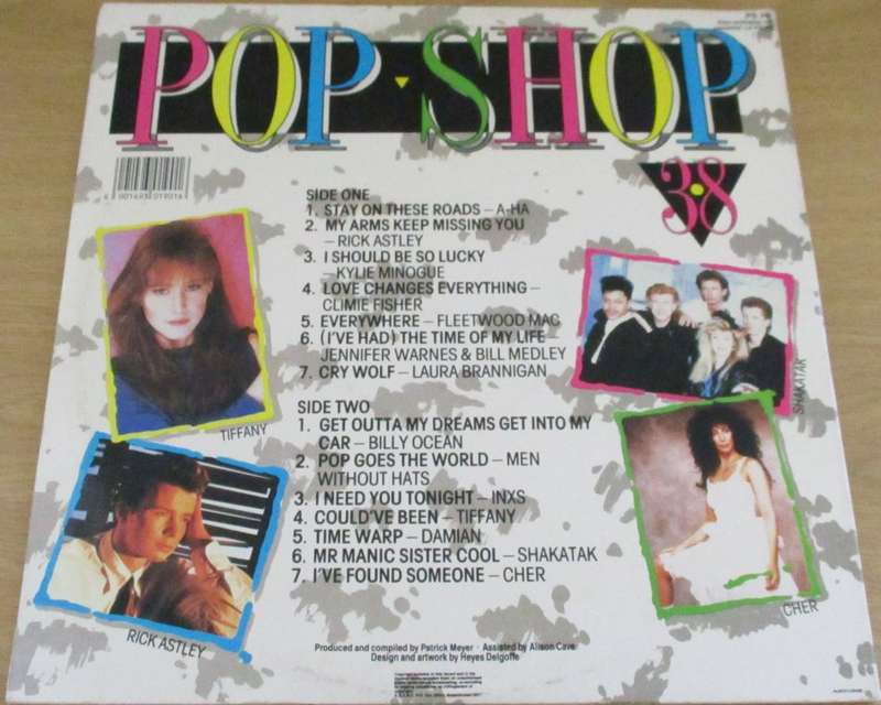 POP SHOP 38 LP VINYL RECORD