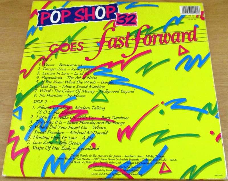 POP SHOP 32 LP VINYL RECORD
