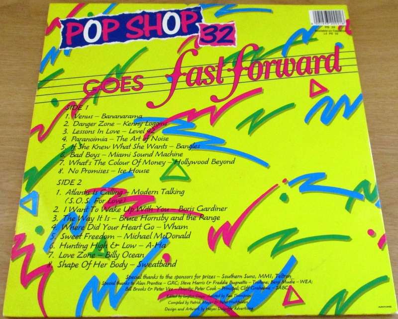 POP SHOP 32 LP VINYL RECORD