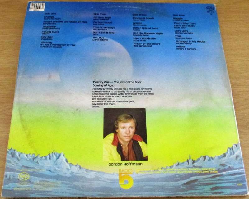 POP SHOP 21 LP VINYL RECORD
