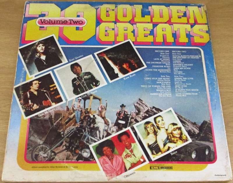20 GOLDEN GREATS VOLUME TWO LP VINYL RECORD