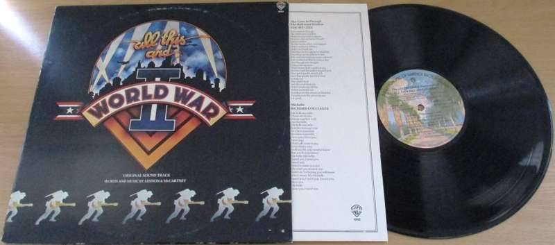 ALL THIS AND WORLD WAR II O.S.T. LP VINYL RECORD