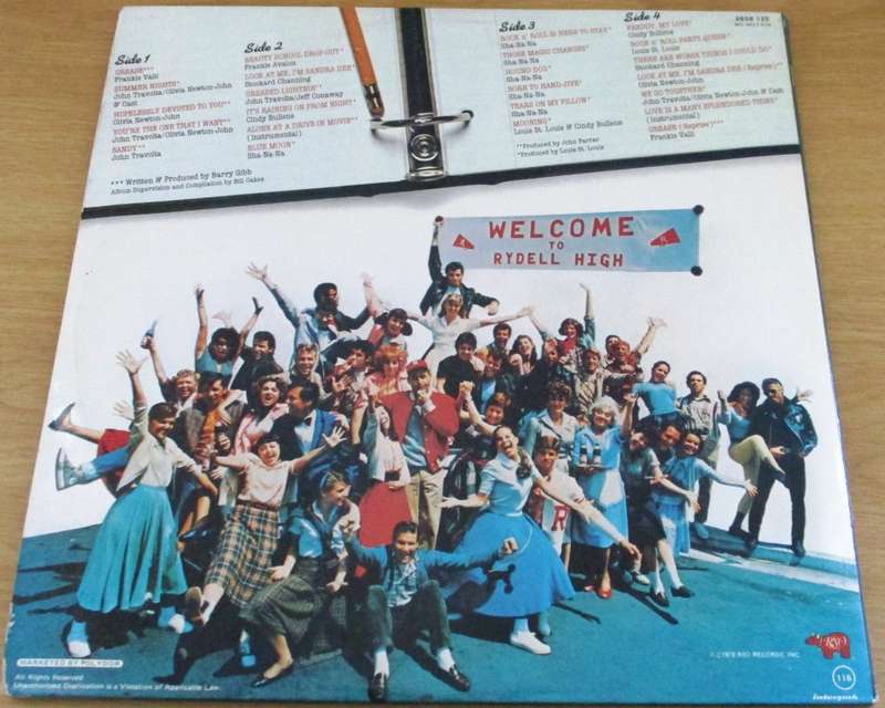 GREASE O.S.T. LP VINYL RECORD