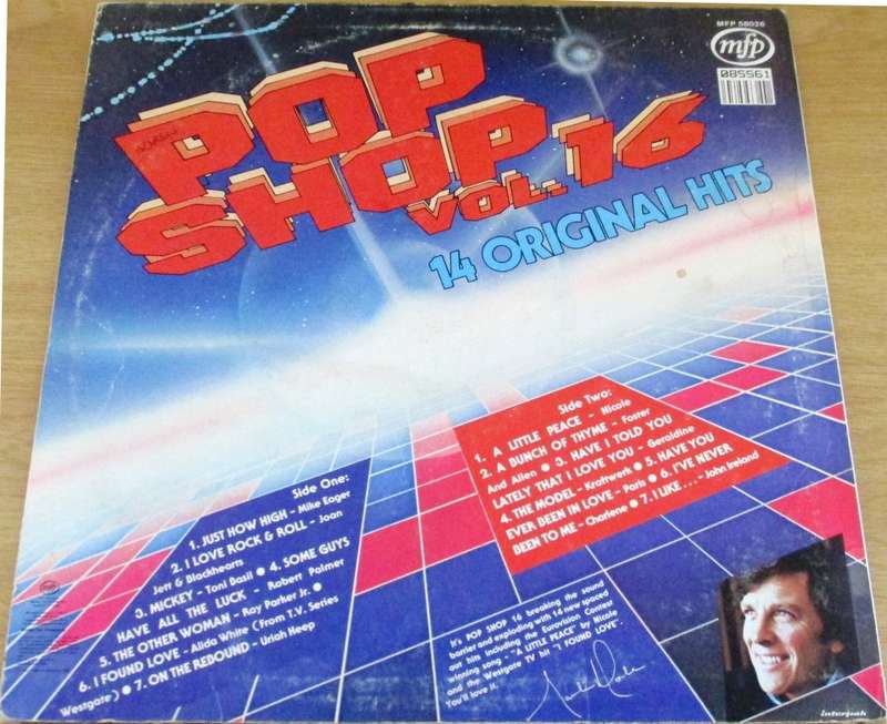POP SHOP 16 LP VINYL RECORD
