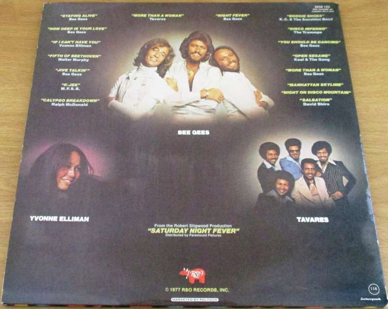SATURDAY NIGHT FEVER O.S.T. LP VINYL RECORD
