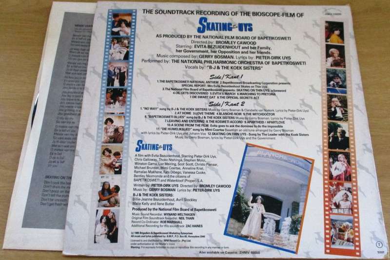 PIETER-DIRK UYS Skating on Thin Uys OS.T. .LP VINYL RECORD